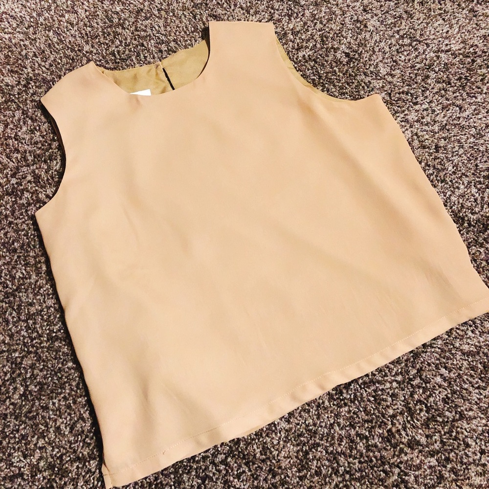 Patchington Tan Sleeveless
